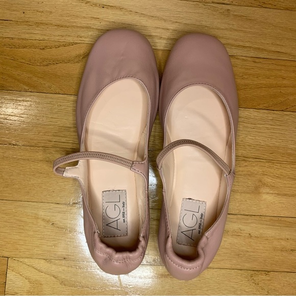 AGL Iris Leather Ballet Flats - Size 36 - Picture 6 of 8